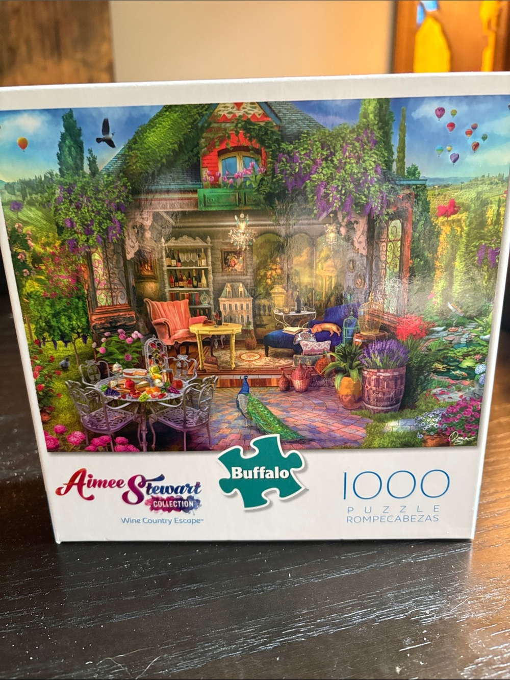 Buffalo Games 1000pc Colorful Wine Country Escape Puzzle Aimee Stewart